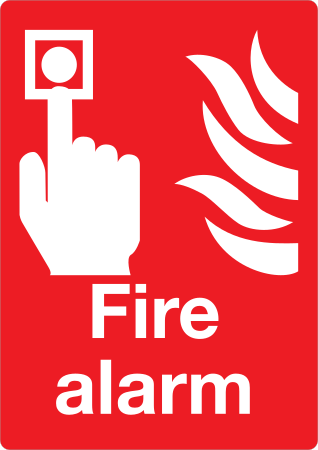 fighting symbol of fire fire Symbol sign Fire  car stickers Alarm stickers Bell